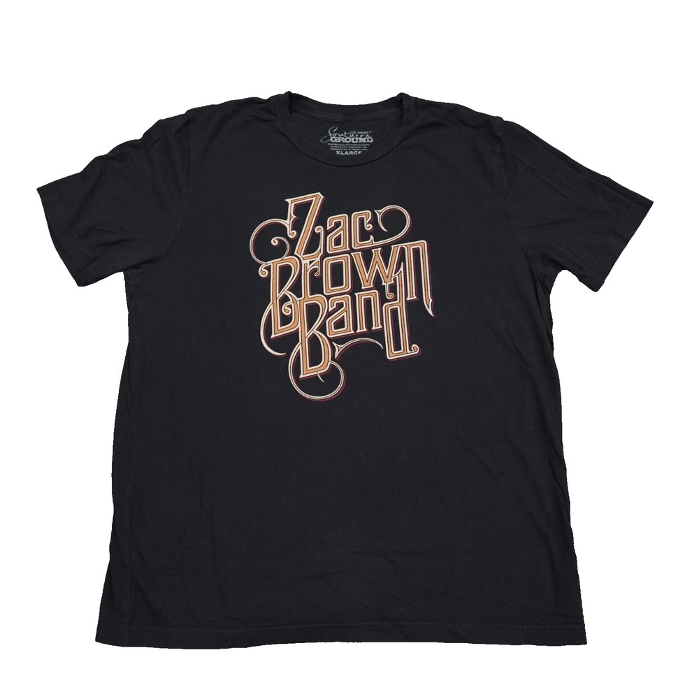 Zac Brown Band Shirt Mens XL Black Welcome Home 2017 Tour Southern Ground USA‎